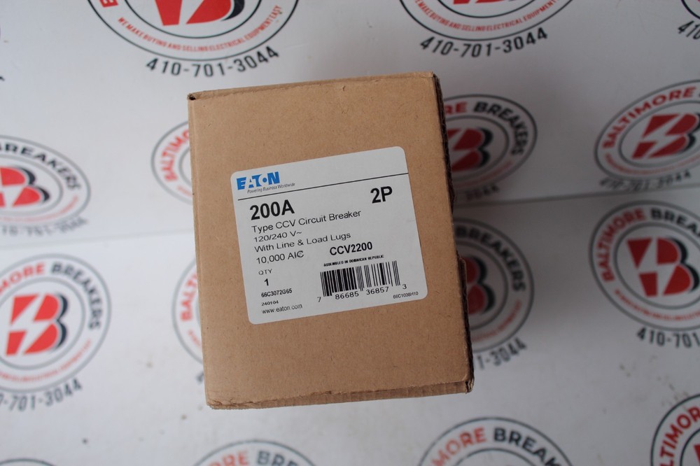 NEW IN BOX – Eaton – CCV2200 – 200A Tenant Main Circuit Breaker