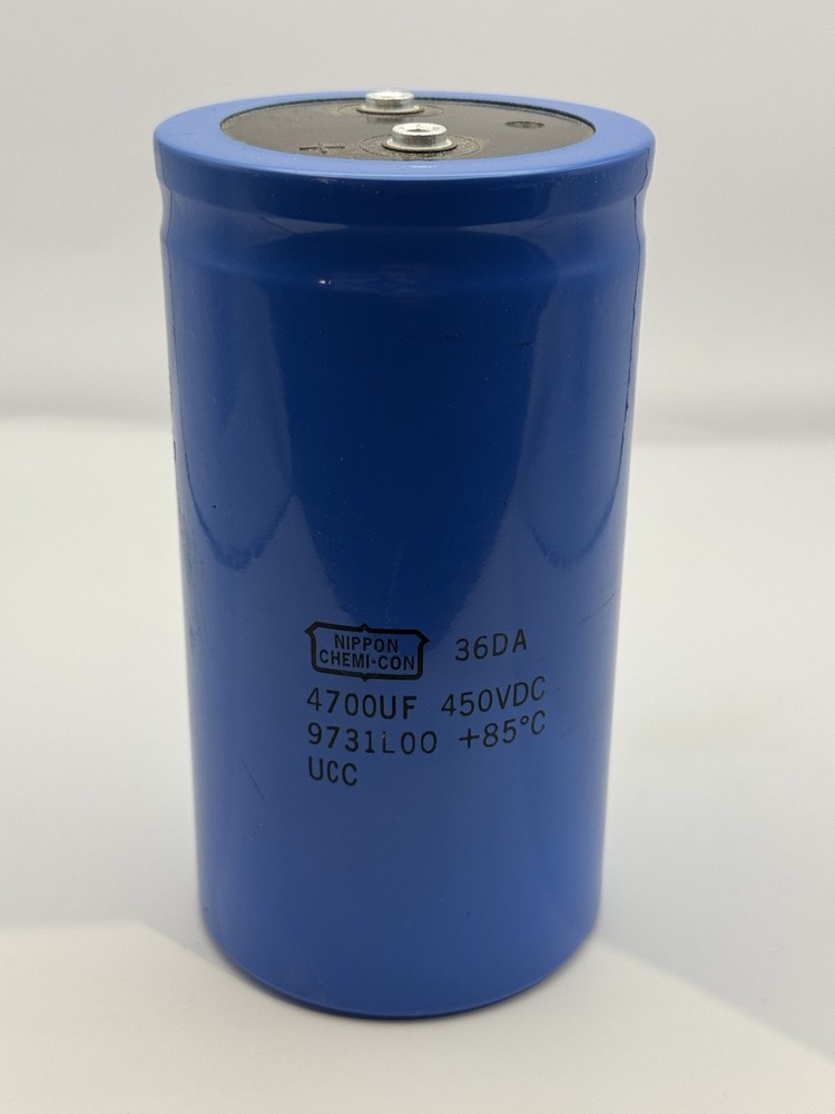 Nippon Chemi-Con 36DA 4700 uF 450VDC 9731L00 +85°C UCC Capacitor