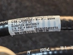 (QTY 2)CommScope L4A-DMDM-8-P-SGW 8′ LDF4-50A SureFlex Jumper Cable 7-16DIN MALE