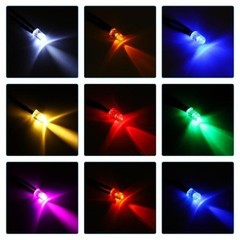 3mm Pink LED Diode Light 40 Pcs 9-12V DC Pre Wired Mini LED Bulb Lamp RC DIY