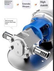 Self-priming Stainless Steel Oil Pump220/380V Gear-Driven High-Viscosity Machine