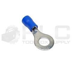 NEW LOT OF 120 GRAINGER RING 24C942 TERMINAL VINYL INSULATED 16-14 AWG, BLUE