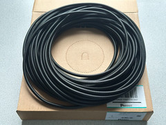 NEW PANDUIT CLT25F-C20 SLIT WALL 1/4″ CORRUGATED TUBING 100′ Ft BLACK WIRE LOOM