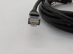 Quiktron 576-135-015 Black Snagless Patch Cord, 15FT, CAT. 6 – NEW Surplus!