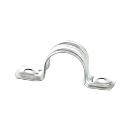 Minerallac 285, 2″, 1/4″ Bolt, Pre-Galvanized Steel, 2-Hole, EMT Strap , 1pc