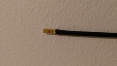Insulated cable wire 6mm2, Black, both sides with ferrule 250mm – KB002506