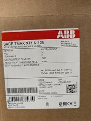 XT1NU3100AYD000XXX NEW ABB ReliaGear neXT Circuit Breaker 100A 3 Pole