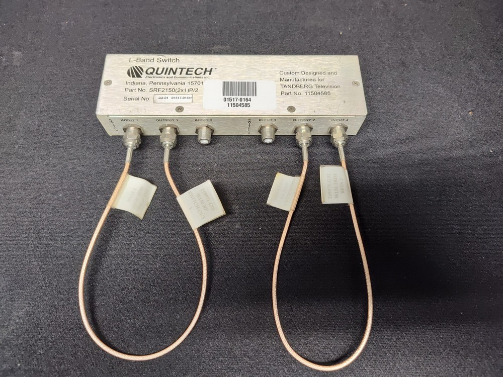 Quintech SRF2150(2X1)P/2 L-Band Switch
