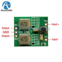 Mini Buck Converter DC7-28V to ±5V ±9V ±12V ±15V Dual Output Voltage Regulator