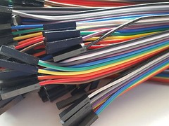 100 Pcs 26cm ( 10″ ) Length Dupont Wire Cable 1p 1p Pin Header 2.54mm 1” Pitch