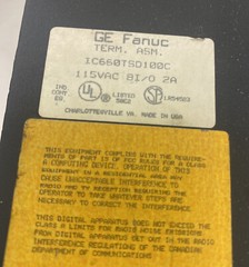 GE FANUC,IC660TSD100C,TERMINAL ASSEMBLY
