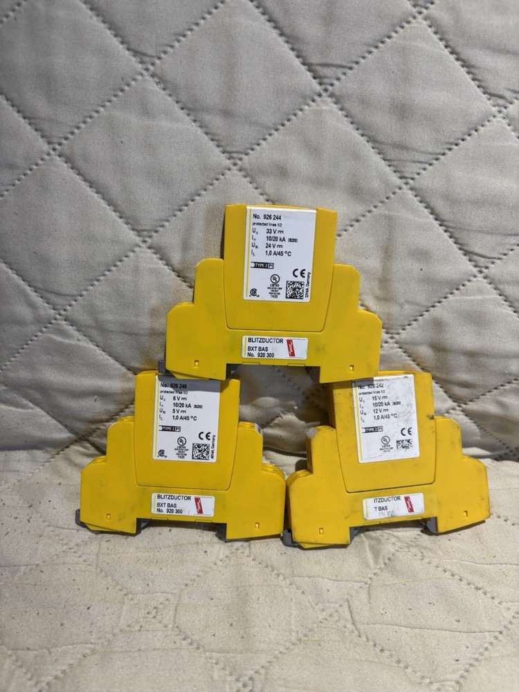 LOT OF 3 NEW OLD STOCK DEHN BLITZDUCTOR Surge Protective Devices SHIPS FREE
