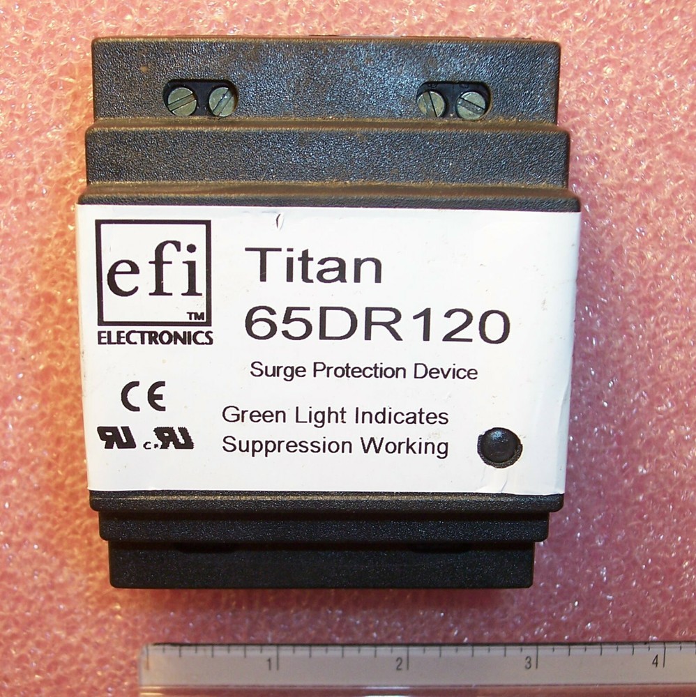 QTY (1) 65DR120 EFI ELEC TITAN TVS SURGE SUPPRESSOR DEVICE NOS