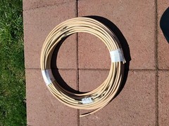 💥#6 AWG Copper THHN THWN-2 Building Wire 600V ( 33 feet) WHITE used