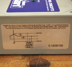 Control Concepts IL120S100, Islatrol Islaguard Surge Protective Device – NEW