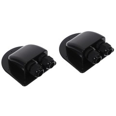 2pcs Cable Gland Waterproof Cable Pass Through 2-hole Rv Gland