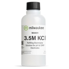 Milwaukee MA9011 Refilling Electrolyte Solution 3.5M KCl for pH/ORP electrodes,