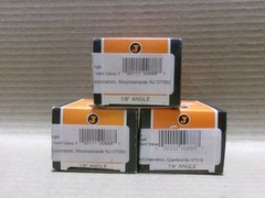 New Lot of 3 Maid-O-Mist A888 #C 1/8″ Angle Radiator Vent Valve AK