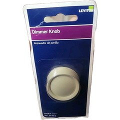 Leviton 26115 Ivory Replacement Dimmer Knob Fits .25″ Diameter “D” Shaped Shaft