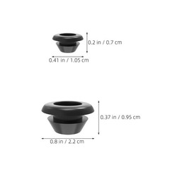 Rubber Coil Hollow Grommets Electrical Wire Cord Hole Plug