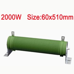 10W-7KW Ceramic Resistor 1Ω-200Ω Inverter Load Test w/Mounting Kit High-quality