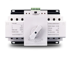 Circuit Breaker 3 Wire MCB Type Dual Power Automatic Transfer Switch 3P 63A 380V