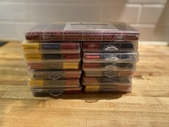ELECFUN 200 pcs Insulated Straight Wire Butt Splice Connectors Kit
