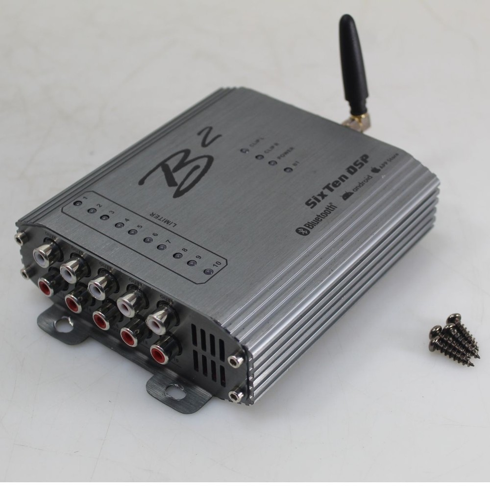 B2 Audio Metallic 4v 10 Channel DSP w/ Bluetooth iOS/Android App OPEN BOX