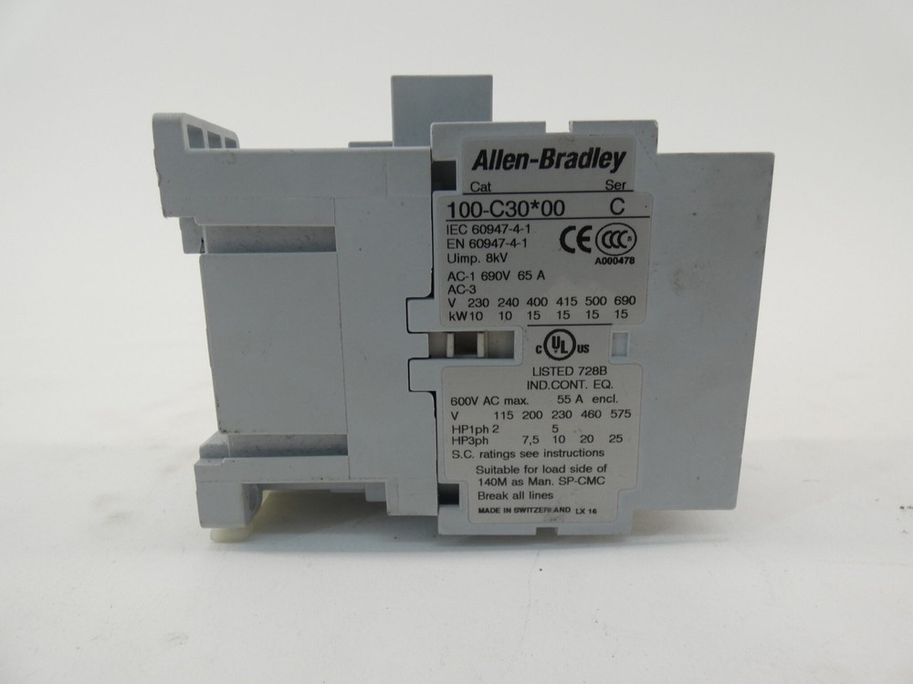 *Parts/Repair* Allen-Bradley 100-C30*00 Contactor Series C
