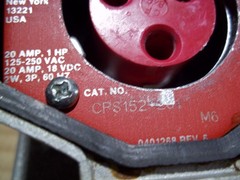 Crouse Hinds CPS152-201 Receptacle For Hazardous Locations CPS152201