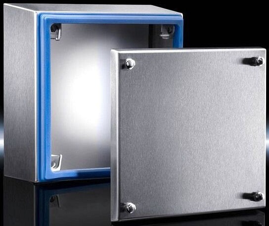 Rittal HD1670.600, Stainless Steel, 150x150x80mm, Junction Box Enclosure, 1 pc