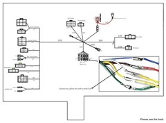 Wiring Harness Coil Stator Relay CDI Spark Plug for 50cc-125cc ATVs
