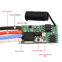 DC 3.7V-24V 5A PWM Speed Regulation Optical Module Remote Control Motor Governor