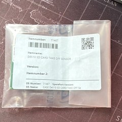 CASE De510 Take Off Sensor SD Card Circuit Board MPN 71467 FW 1.4