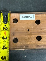 COPPER BUSBAR GROUND 4″ WIDE x 24” LONG x 1/2″ THICK 14+ POUNDS LARGE