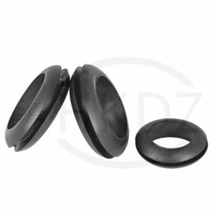 Open Wiring Grommets Rubber Black Open Grommet Cable Hole Electrical 3mm – 80mm