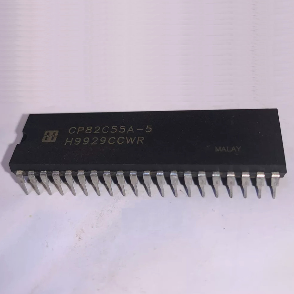 1PCS INTERFACE IC HARRIS(INTERSIL) DIP-40 CP82C55A-5 HCP82C55A-5