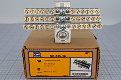 *New in Box Single* ILSCO NB-350-36 Neutral Bar 36 Taps 14-4AWG Taps 350MCM-6AWG