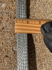 86 Ft’ Flat Braided braid Tinned Copper Wire 1”Wide Ground Strap USA