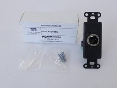 Pathway 5203BL Modular Insert Black XLR5M 5-Pin Male IDC – NEW Surplus!