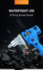 Electric Diamond Drill Bit Mixer Concrete Drilling Machine Dry/Wet Dual-Use