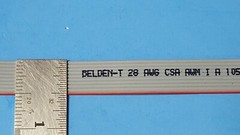 (98 FT) FLAT RIBBON CABLE, 050F28V16CR, ITW Pancon, 10 Conductors, 28AWG, 300VAC