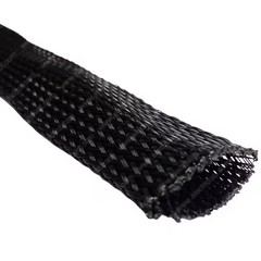 ELECTRIDUCT BSNY-J-025-100 Braided Cable Sleeve, 1/4 in Inside Dia., 100 ft,