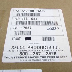 Selco OA-50 Thermostat 1/2″ Disc Auto-Reset Open on Rise Open 50 F Close 32 F