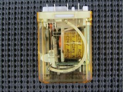 Idec RR2BA-UAC24V Power Relay DPDT 24VAC 10A RR Series Non-Latching – New No Box