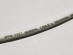 General Cable 7141850 23/4P GenSPEED 10 MTP Cat6A 10GX 10G Plenum White /50ft