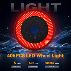 Spare Tire Brake Light for 2018-2026 Jeep Wrangler JL JLU, 405PCS LED Super Brig