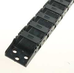 2Pcs Plastic Semi Closed Cable Drag Chain Carrier 1 Meter R38 18mmx37mm CNC