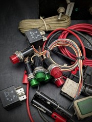 Lot – Used Electronic Parts Variety Switches, etc. DIY Tinkering Prototype parts