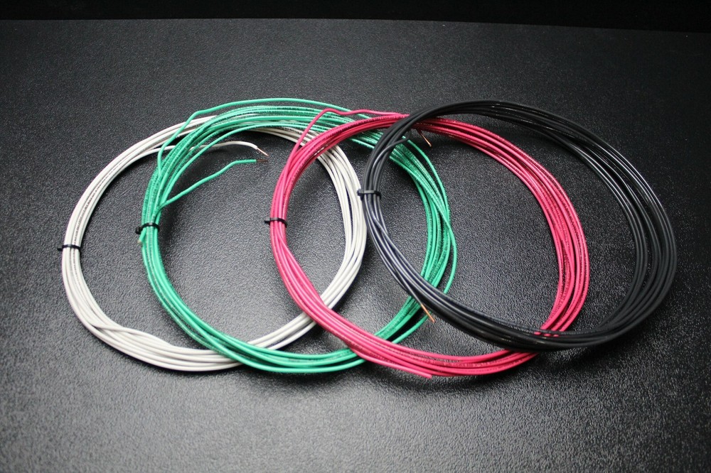 14 GAUGE THHN WIRE SOLID PICK 3 COLORS 25 FT EACH THWN 600V 90C CABLE AWG